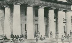 The residence of Robert E. Lee, occupied by union troops after lee fled